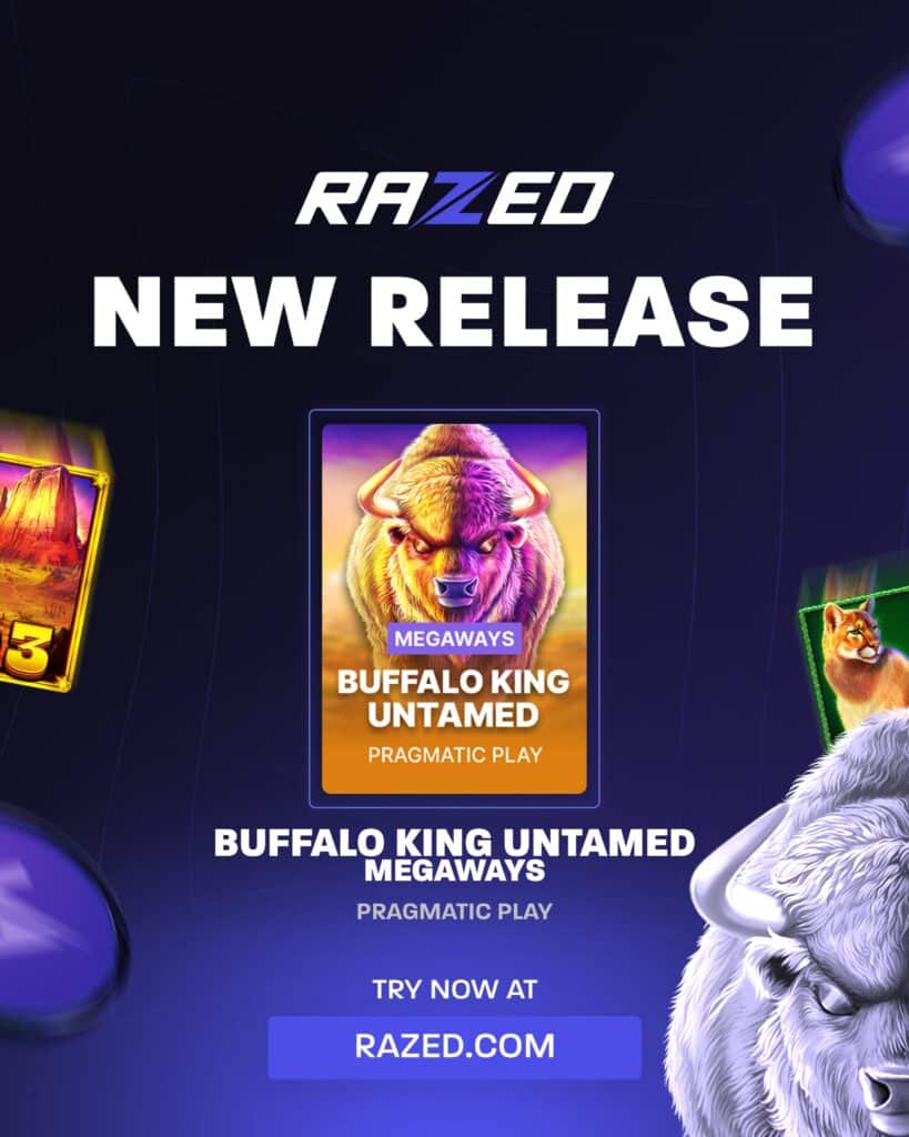 Razed new game release - Buffalo King Untamed | bonuscrypto.com