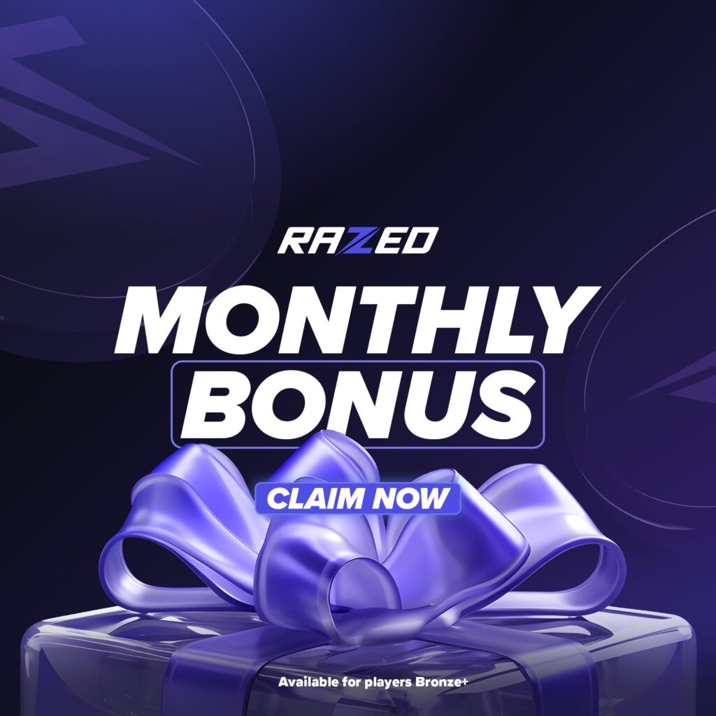 Razed casino monthly bonus | bonuscrypto.com