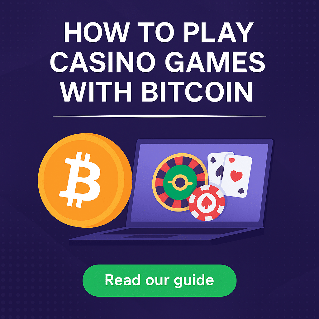how to play casino games with bitcoin | bonuscrypto.com
