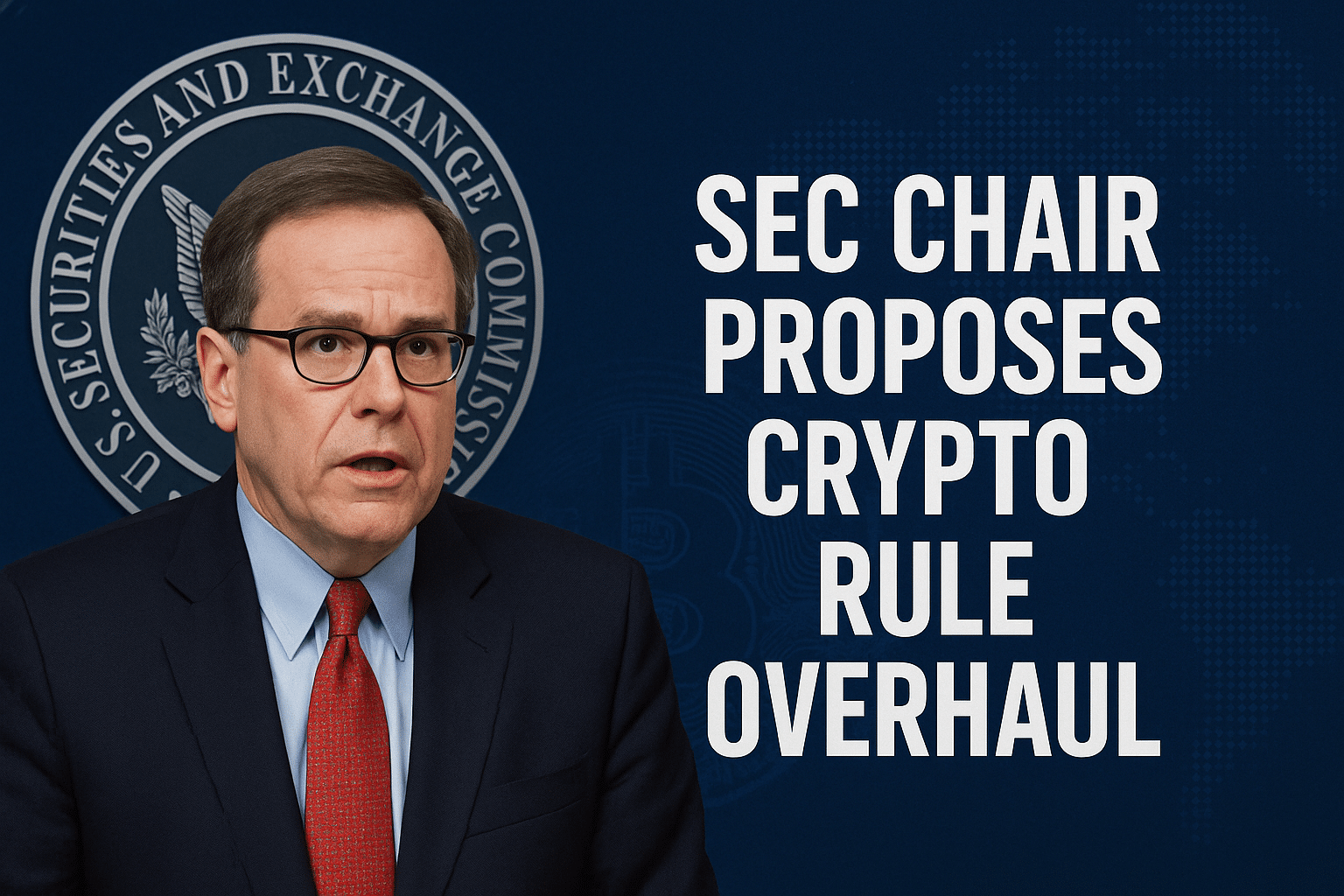 SEC Chair Proposes Crypto Rule Overhaul to Curb 'Regulation by Enforcement'