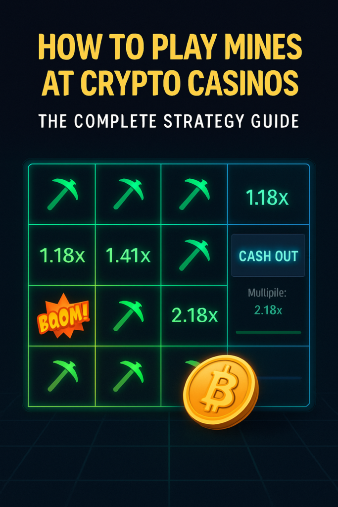 How to play Mines | bonuscrypto.com guide
