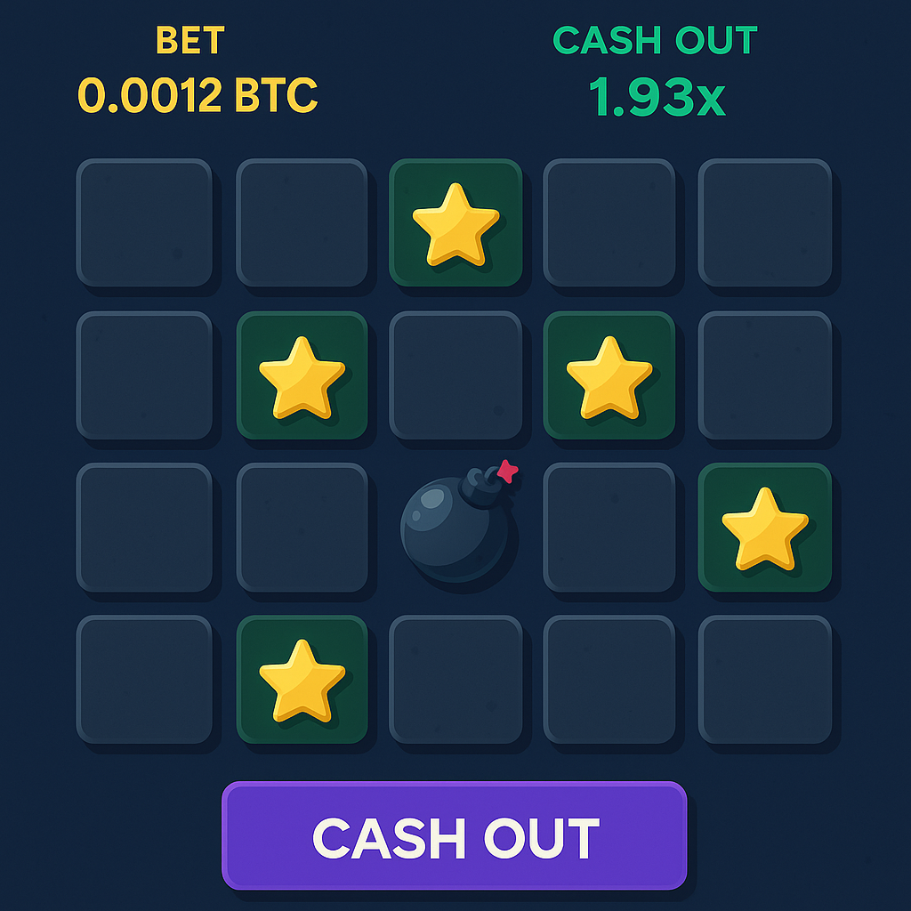 How to play Mines | bonuscrypto.com guide