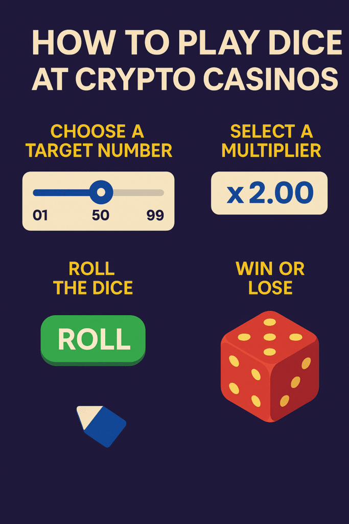 how to play dice at crypto casinos | | bonuscrypto.com guide